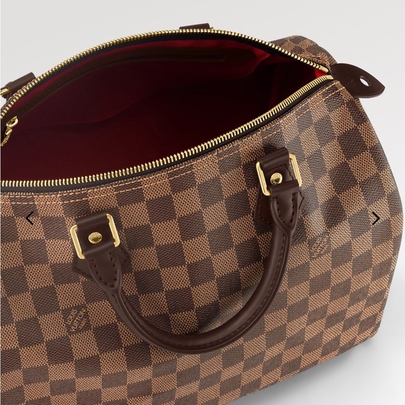 Authentic Louis Vuitton Damier Ebene Speedy 30 - Picture 4 of 12